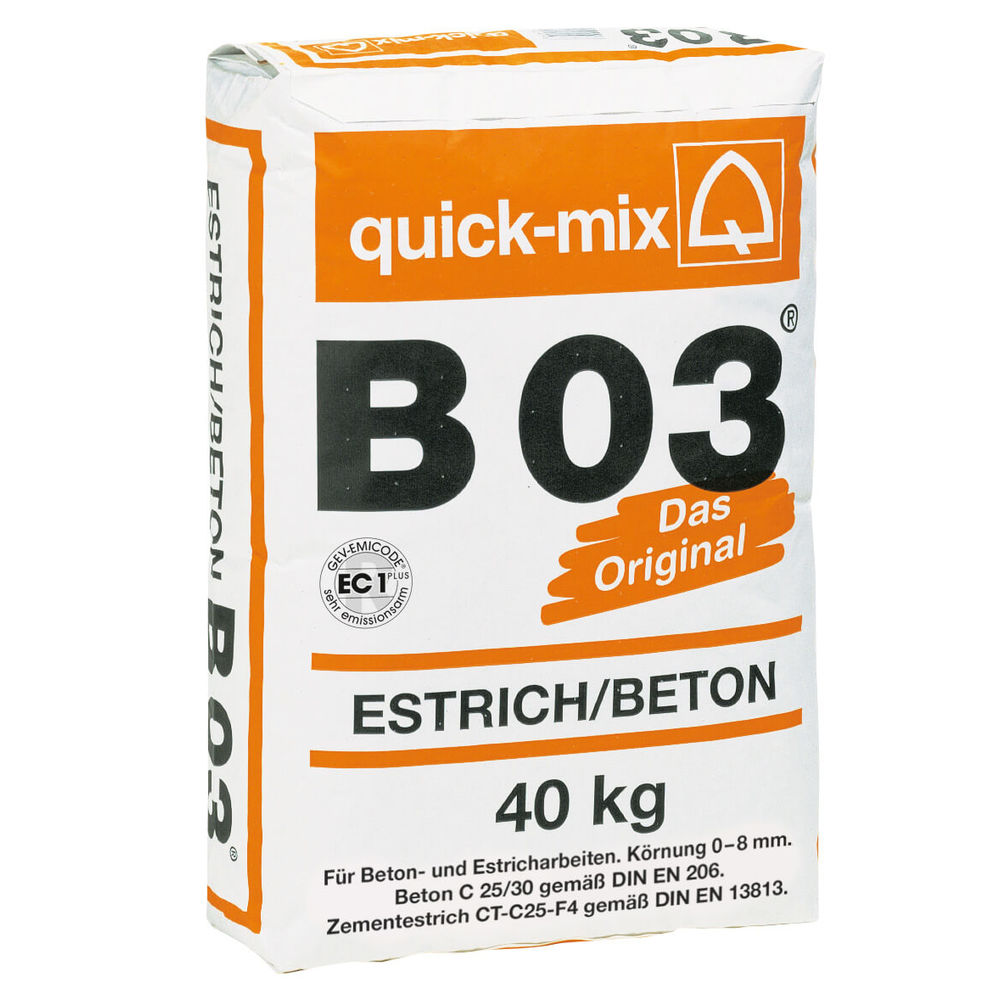 Betonestrich B 03 40KG (35 Säcke/Palette)