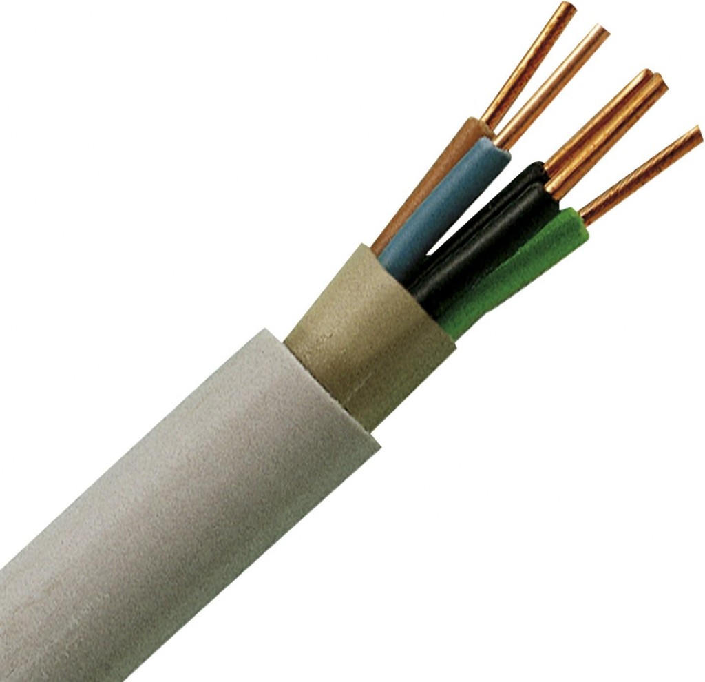 FEUCHTRAUMLEITUNG NYM-J 5X2.5 GRAU 10M
