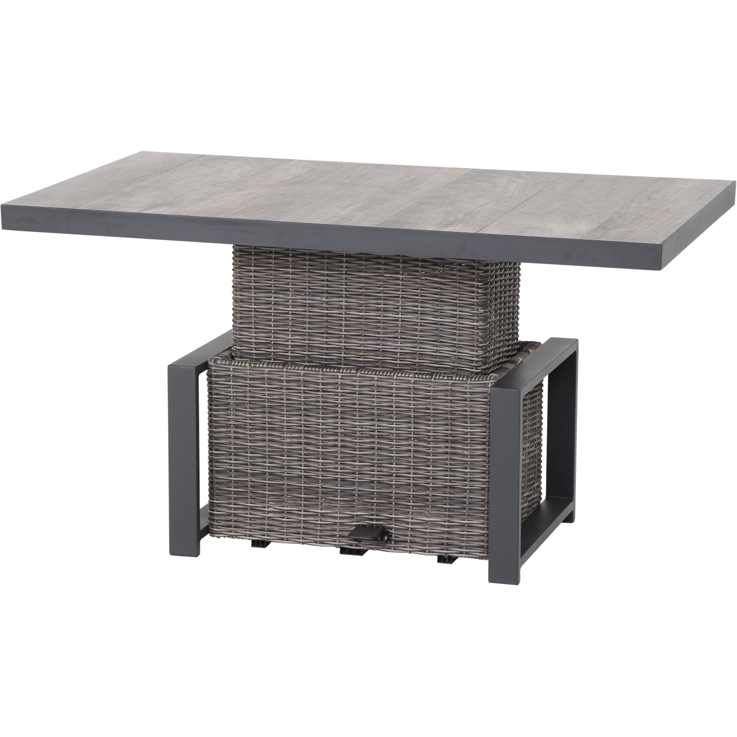 Corido Héichtverstellbaren Dësch Keramik gewäsch-gro