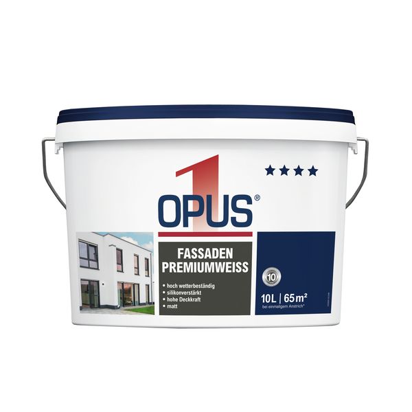 Opus 1 Fassaden Premiumweiss 10L