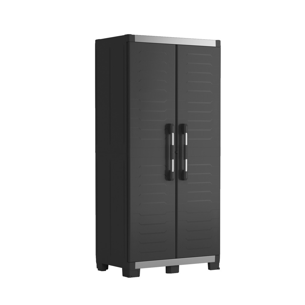Héichschaf XL Garage Keter schwaarz 89x54x188 cm