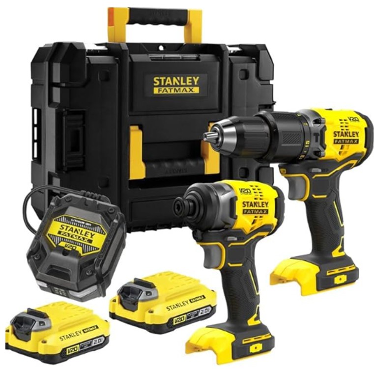 Set Schlagbohrmaschine + Schlagschrauber 18V Brushless – Art. SFMCK461M2T-QW